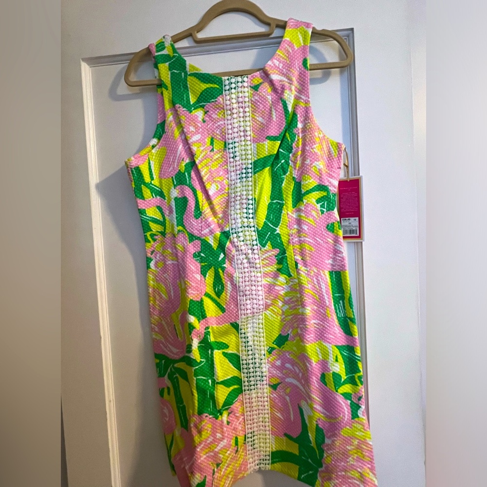 NWT Lilly Pulitzer for Target pink, green and yellow floral preppy dress
